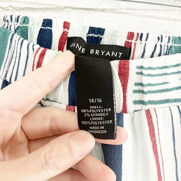 Lane Bryant Multicolor Striped Maxi Skirt Women's Plus Size 14/16 - Picture 4 of 7